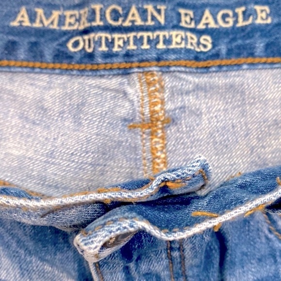 Women’s American Eagle Vintage Hi Rise Festival Shorts Distressed Frayed Size 6 - Picture 6 of 7